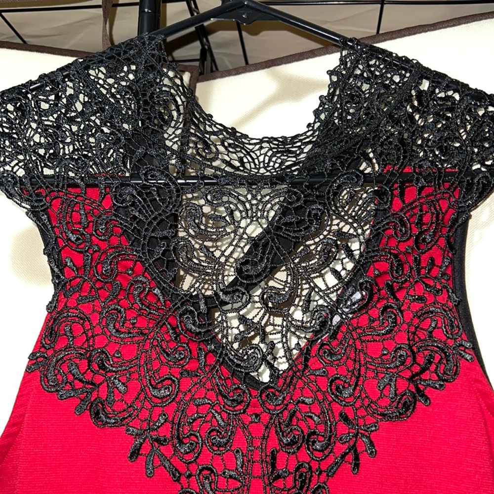Woman’s Red sleeveless Bodysuit